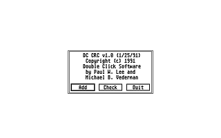 DC CRC — screenshot 1